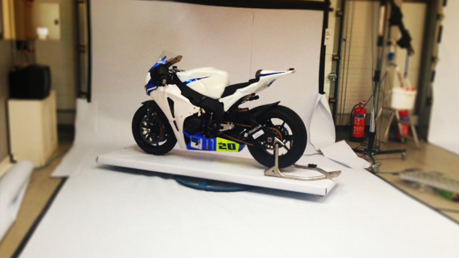 TWR bike in photoshoot for Eurosport